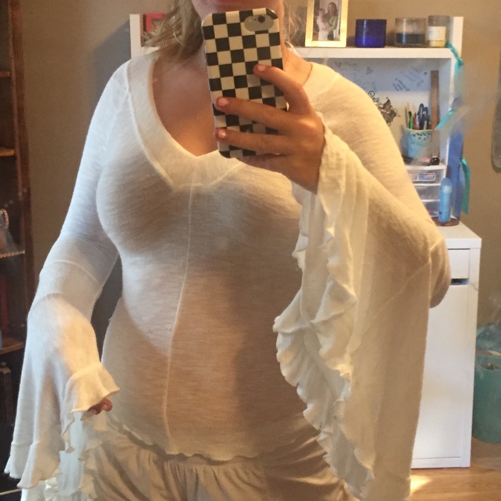 Free People sweater/shirt.